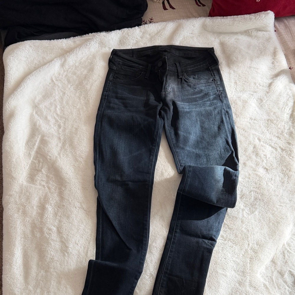 Agolde Dark Blue Skinny Jeans